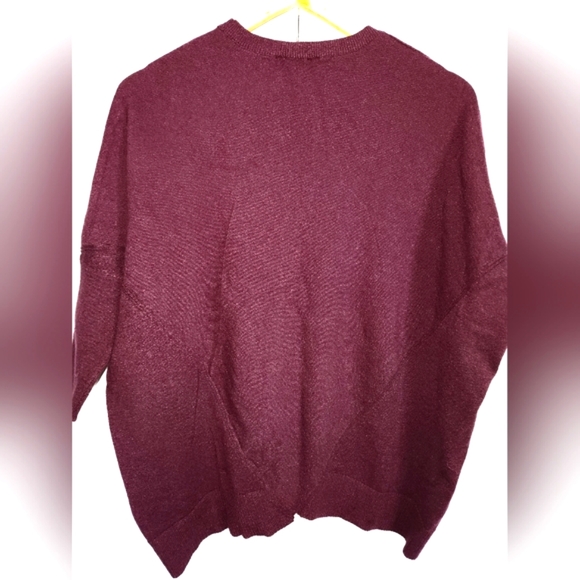 Vera Wang Simply Vera Purple Dolman sleeve sweater sz-M/L - Picture 2 of 7